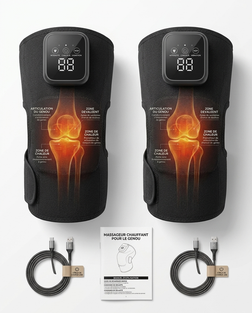 GenoTherm Pro — Genouillère Chauffante et Massante